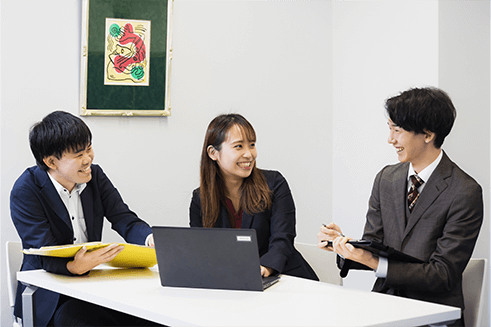 11：00～　社員との打合せ